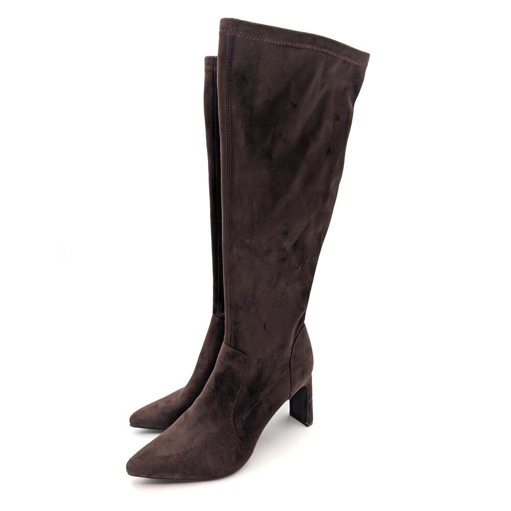 Abound Jolene Knee High Boots Pointed Toe Women's Brown Size US7M EU37.5
